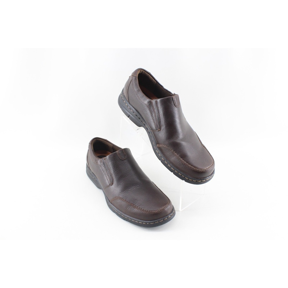 Dunham Blair Cushioning Men's Brown Slip On Casual Shoes Size 9.5 2E DAA02BR